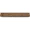 Ekena Millwork 2-Sided (L-beam) Knotty Pine Endurathane Faux Wood Ceiling Beam, Premium Aged, 4"W x 8"H  x 20'L BMKP2C0040X080X240ZD - alternate 4